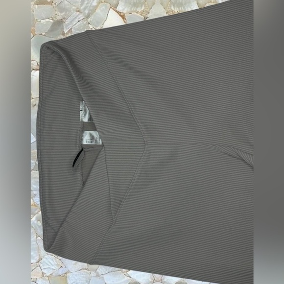 H&M Pants - H&M Women’s Ribbed Leggings Grey/Light Beige Low cut crossover front